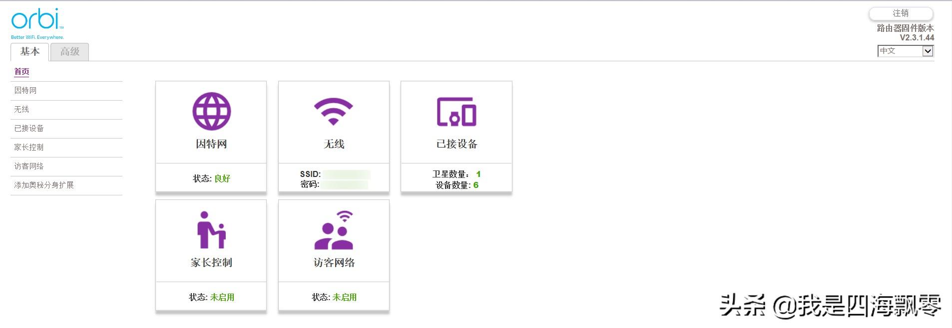 netgear默认密码