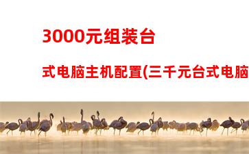 000元游戏主机组装(3000到4000的组装游戏主机)"