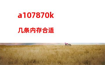 i57500配置什么内存(i57500怎么配置最合理)