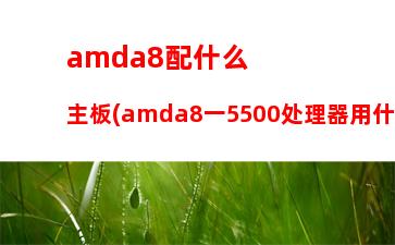 amd主板对比(amd主板支持intel处理器么)