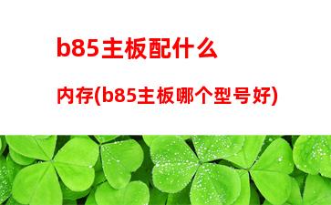 b85超频内存(技嘉b85超频cpu教程)