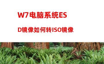 W7电脑系统ESD镜像如何转ISO镜像