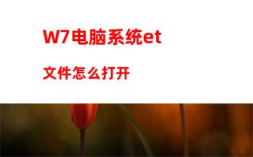 W7电脑系统et文件怎么打开