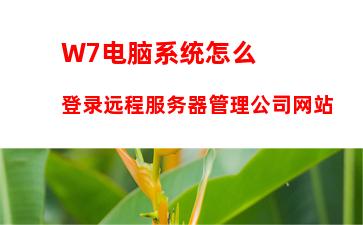 W7系统设备管理器在哪里打开