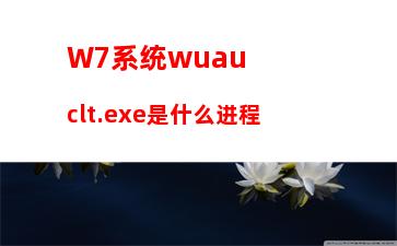 W7系统wuauclt.exe是什么进程