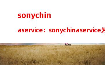 sonychinaservice：sonychinaservice为什么不能用现在进行时态