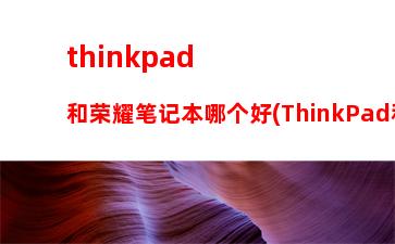 thinkpad和荣耀笔记本哪个好(ThinkPad和微软笔记本哪个好)