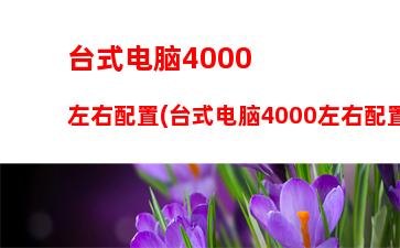 台式电脑4000左右配置(台式电脑4000左右配置好不好)