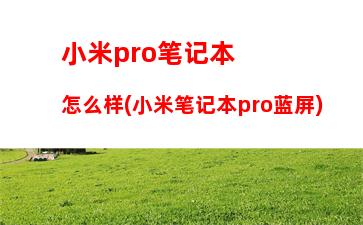 小米pro笔记本怎么样(小米笔记本pro蓝屏)