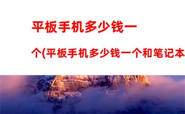 平板手机多少钱一个(平板手机多少钱一个和笔记本电脑哪个拿的方便)