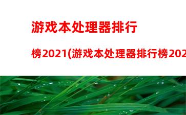 游戏本处理器排行榜2021(游戏本处理器排行榜2023)