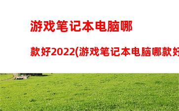 游戏笔记本电脑哪款好2022(游戏笔记本电脑哪款好便宜)