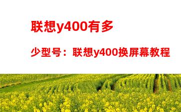 联想y400有多少型号：联想y400换屏幕教程