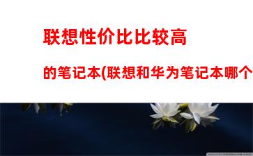 联想性价比比较高的笔记本(联想和华为笔记本哪个性价比高)