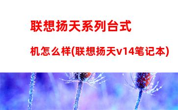 联想扬天系列笔记本好不好(联想扬天如何进入bios界面)