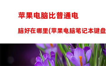 苹果电脑比普通电脑好在哪里(苹果电脑笔记本键盘功能键介绍)