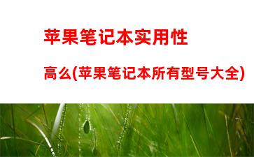 苹果笔记本实用性高么(苹果笔记本所有型号大全)